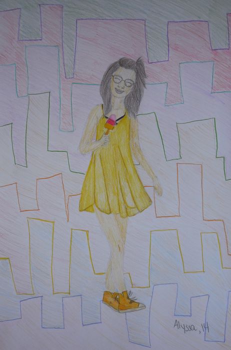 Art Studio PALETTE. Alyssa Lukose Picture.  Coloured Pencil People People 