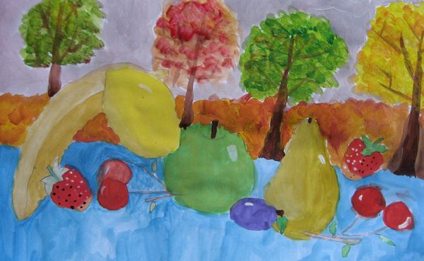 Art Studio PALETTE. Diana Pavel Picture.   Still Life Fruits & Vegi 