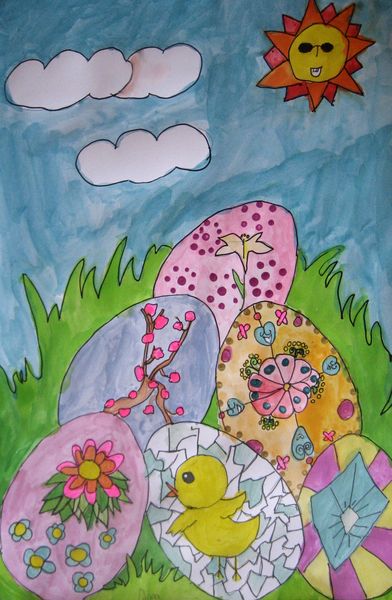 Art Studio PALETTE. Diana Pavel Picture.   Holidays Easter 