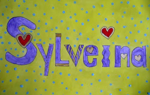 Art Studio PALETTE. Sylveina Siu Picture. Fine Art Paper Watercolour, Ink Design Selfname 