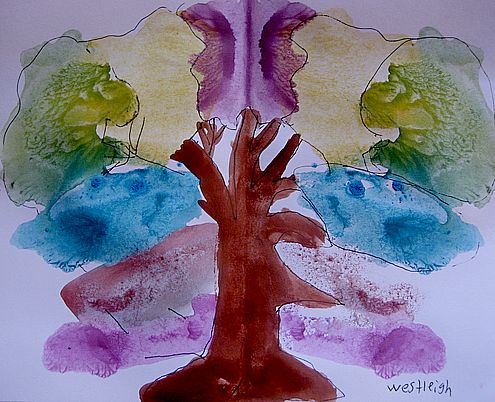 Art Studio PALETTE. Westleigh Siu Picture. Greeting Card    