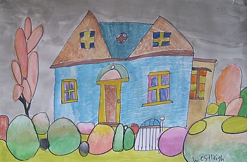 Art Studio PALETTE. Westleigh Siu Picture. Fine Art Paper Watercolour, Ink   