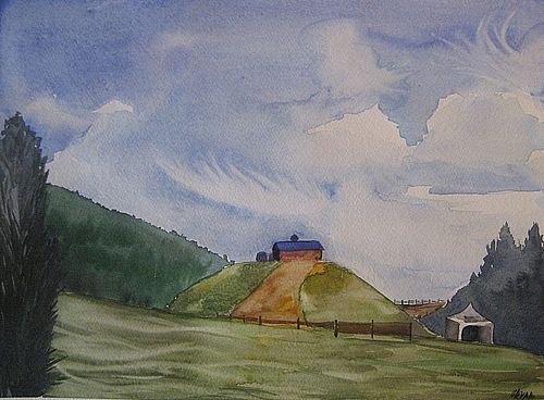 Art Studio PALETTE. Yliana  Akulenko Picture. Fine Art Paper Watercolour   