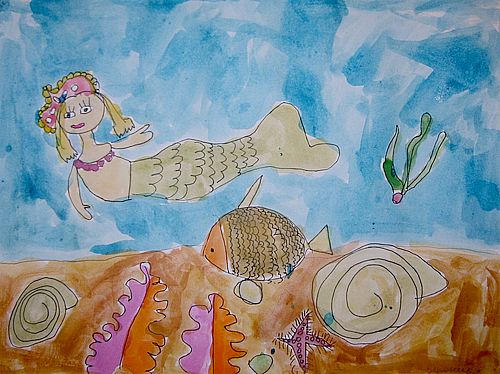 Art Studio PALETTE. Veronika Glyshakova Picture.  Watercolour, Ink   