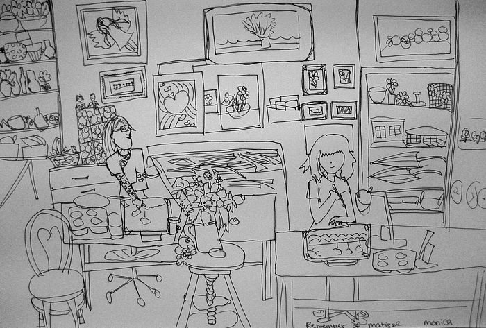 Art Studio PALETTE. Monika Feng Picture.  Ink People Activities 