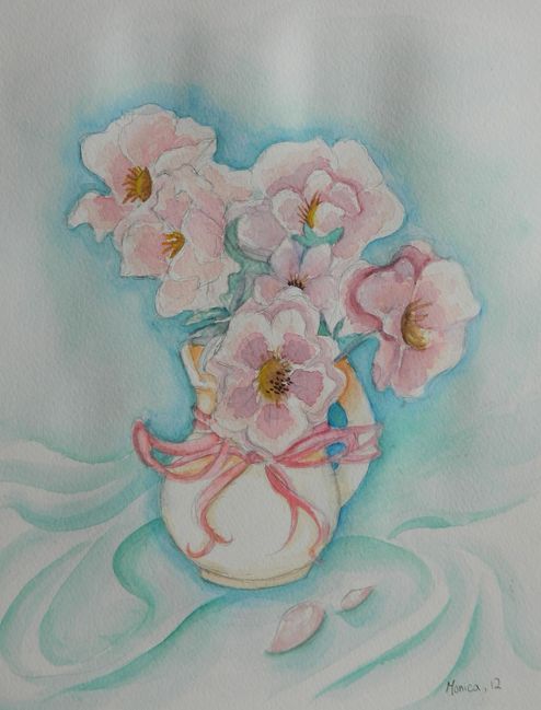 Art Studio PALETTE. Monika Feng Picture.  Watercolour Still Life Still Life 