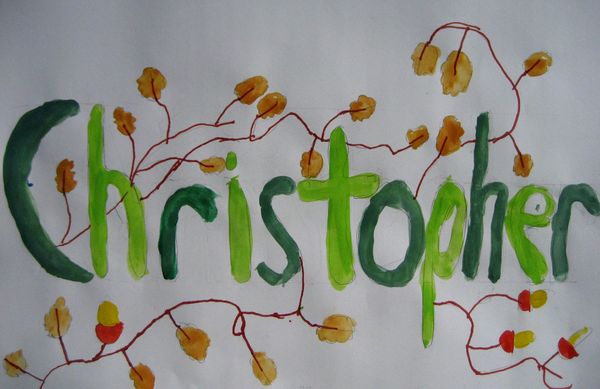 Art Studio PALETTE. Christopher Ballard Picture. Fine Art Paper Tempera Design Selfname 