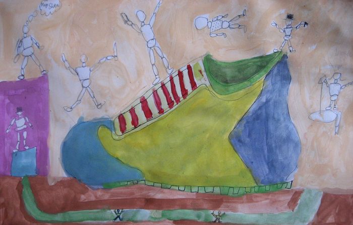 Art Studio PALETTE. Christopher Ballard Picture.   Design Footwear 