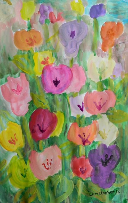 Art Studio PALETTE. Christopher Ballard Picture.   Plants Flowers 