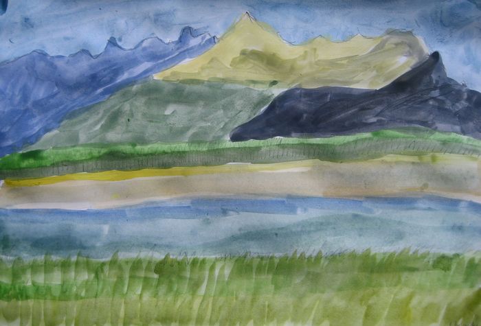 Art Studio PALETTE. Christopher Ballard Picture.   Landscape Nature 