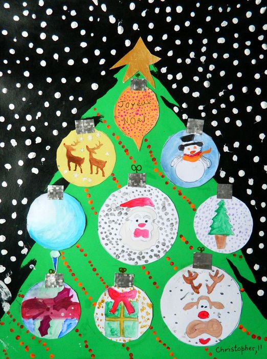 Art Studio PALETTE. Christopher Ballard Picture.  Mixed Media Holidays Christmas 