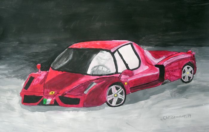 Art Studio PALETTE. Christopher Ballard Picture.  Tempera Design Transport 