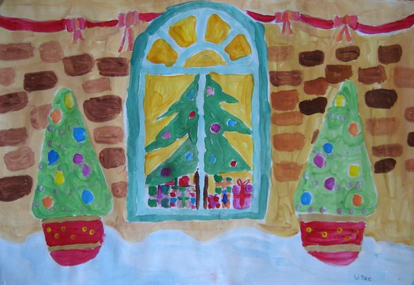 Art Studio PALETTE. Utae Kanauchi Picture.   Holidays Christmas 