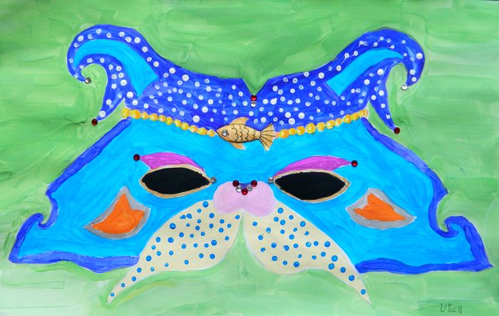 Art Studio PALETTE. Utae Kanauchi Picture.   Fantasy Mask 