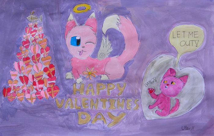 Art Studio PALETTE. Utae Kanauchi Picture.   Holidays Valentine 