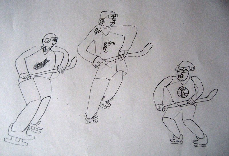 Art Studio PALETTE. Dima Likhachev Picture.  Ink People Activities 