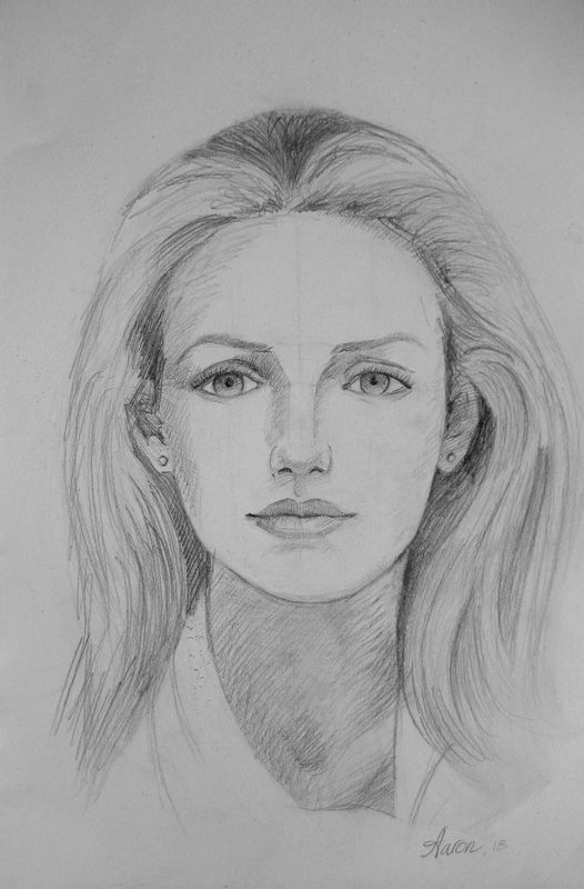 Art Studio PALETTE. Aaron Sham Picture.  Pencil People People 