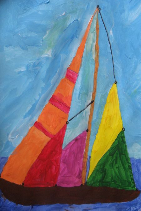 Art Studio PALETTE. Kamen Staykov Picture.  Tempera Design Transport 