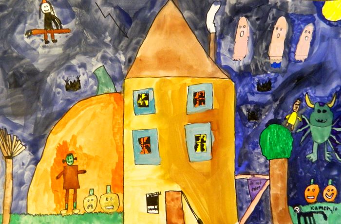 Art Studio PALETTE. Kamen Staykov Picture.   Holidays Halloween 