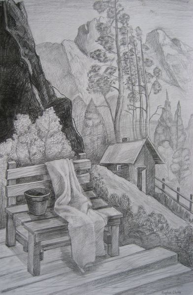 Art Studio PALETTE. Bogdan C. Picture.  Pencil   