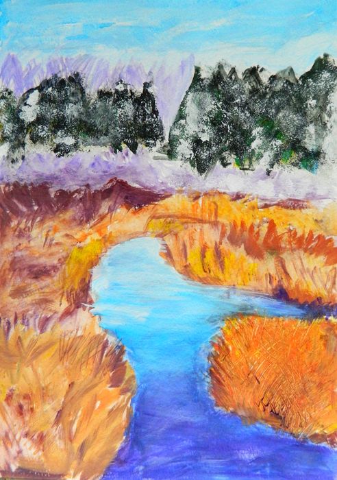 Art Studio PALETTE. Bogdan C. Picture.   Landscape Nature 