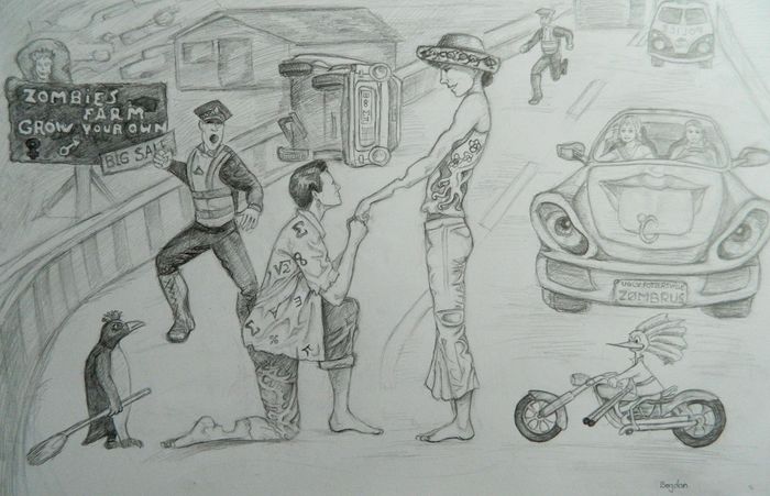 Art Studio PALETTE. Bogdan C. Picture.   Fantasy Imagenation Coup-de-foudre 