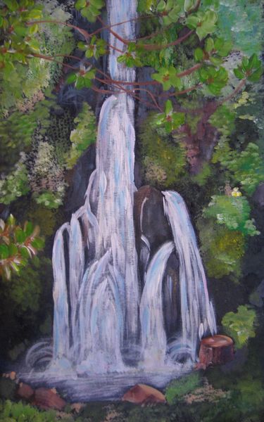 Art Studio PALETTE. Sandra Baiman Picture.  Tempera   