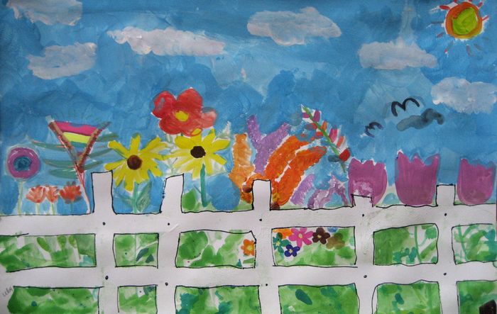 Art Studio PALETTE. Iva Staykova Picture.   Plants Garden 