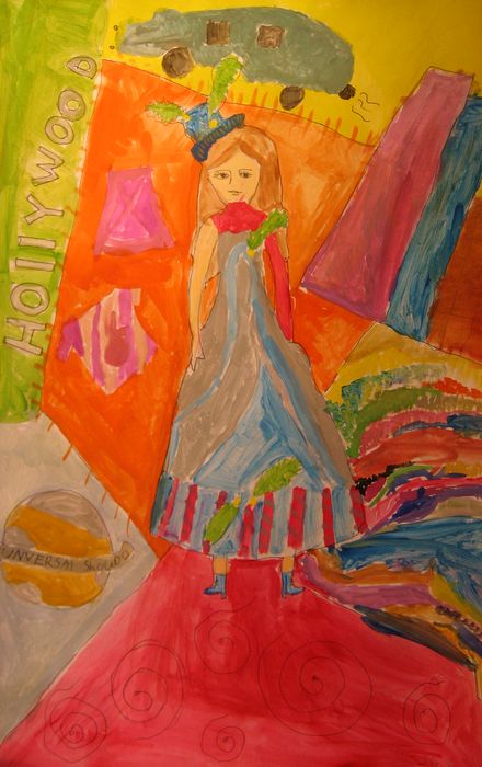 Art Studio PALETTE. Iva Staykova Picture.  Marker, Tempera People People 