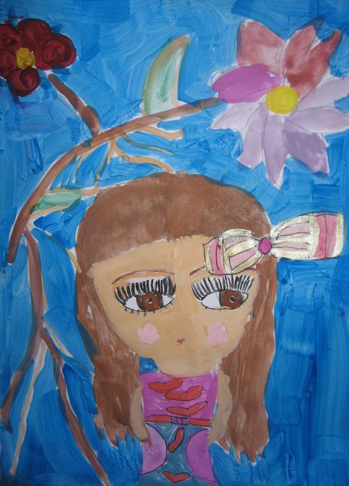 Art Studio PALETTE. Iva Staykova Picture.   People Selfportrait 