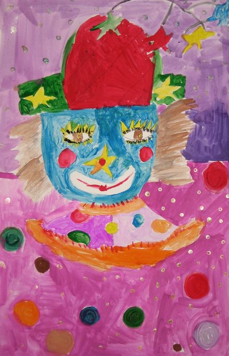 Art Studio PALETTE. Iva Staykova Picture.   Fantasy Clown 