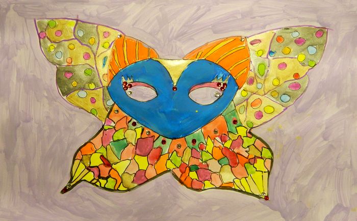 Art Studio PALETTE. Iva Staykova Picture.   Fantasy Mask 