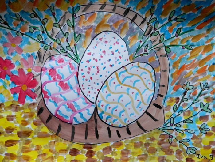 Art Studio PALETTE. Iva Staykova Picture.   Holidays Easter 