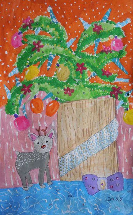 Art Studio PALETTE. Iva Staykova Picture.  Tempera Still Life Still Life 