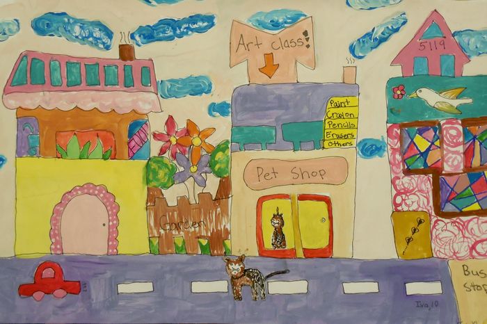 Art Studio PALETTE. Iva Staykova Picture.   Landscape Cityscape 