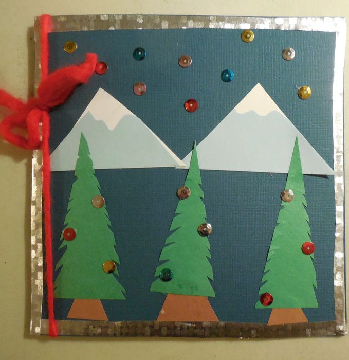 Art Studio PALETTE. Iva Staykova Picture. Greeting Card  Holidays Christmas 