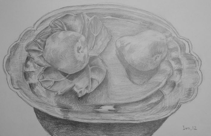 Art Studio PALETTE. Iva Staykova Picture.  Pencil Still Life Still Life 