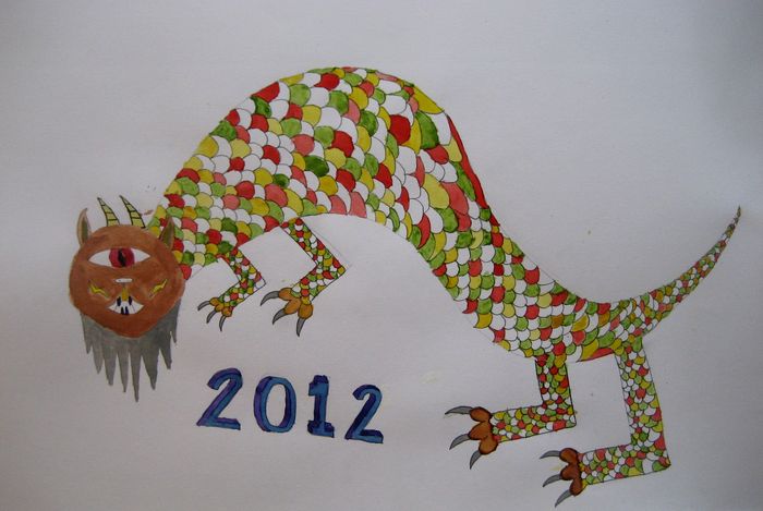 Art Studio PALETTE. Zachary Kuo Picture.   Holidays New Year 