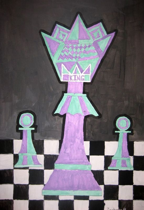 Art Studio PALETTE. Zachary Kuo Picture.   Fantasy Chess 
