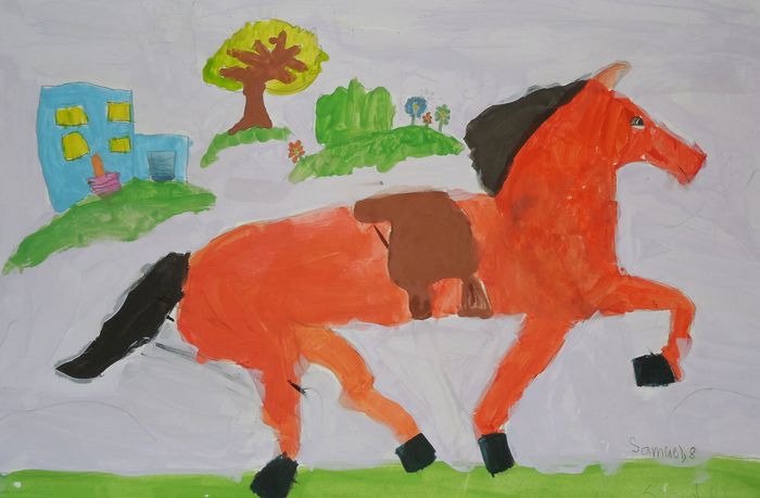 Art Studio PALETTE. Samuel Lukose Picture.  Tempera Animals Mix 