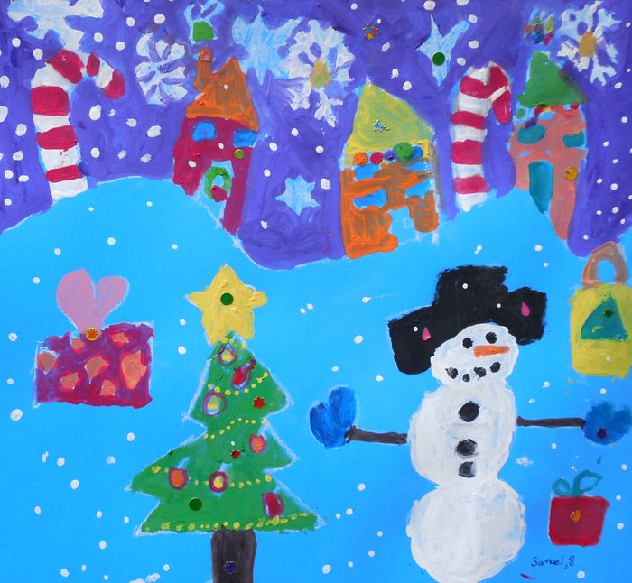 Art Studio PALETTE. Samuel Lukose Picture.   Holidays Christmas 