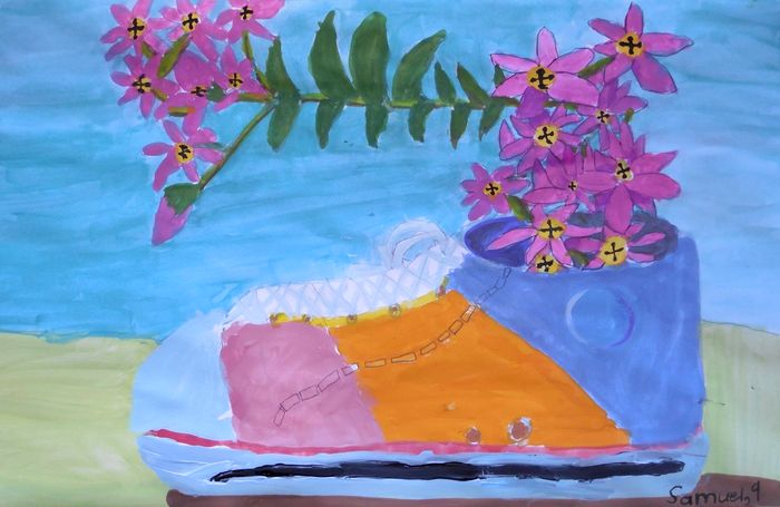 Art Studio PALETTE. Samuel Lukose Picture.   Design Footwear 