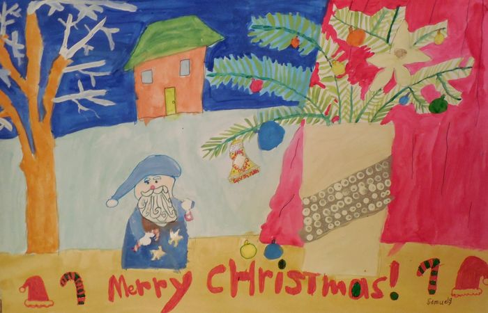 Art Studio PALETTE. Samuel Lukose Picture.   Holidays Christmas 