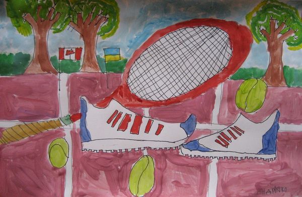 Art Studio PALETTE. Andry  Komarynsky Picture. Fine Art Paper Tempera Still Life Still Life Перед Игрой