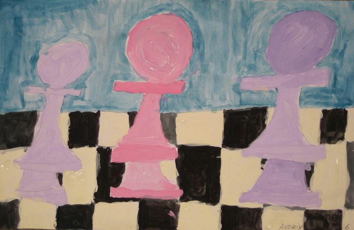 Art Studio PALETTE. Andry  Komarynsky Picture.   Fantasy Chess 