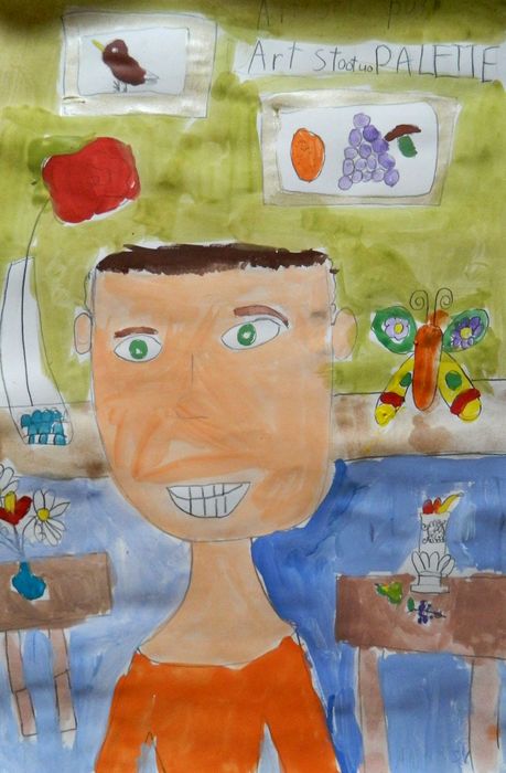 Art Studio PALETTE. Andry  Komarynsky Picture.   People Selfportrait 