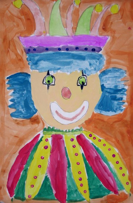 Art Studio PALETTE. Andry  Komarynsky Picture.   Fantasy Clown 