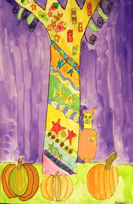 Art Studio PALETTE. Andry  Komarynsky Picture.   Fantasy Trees 