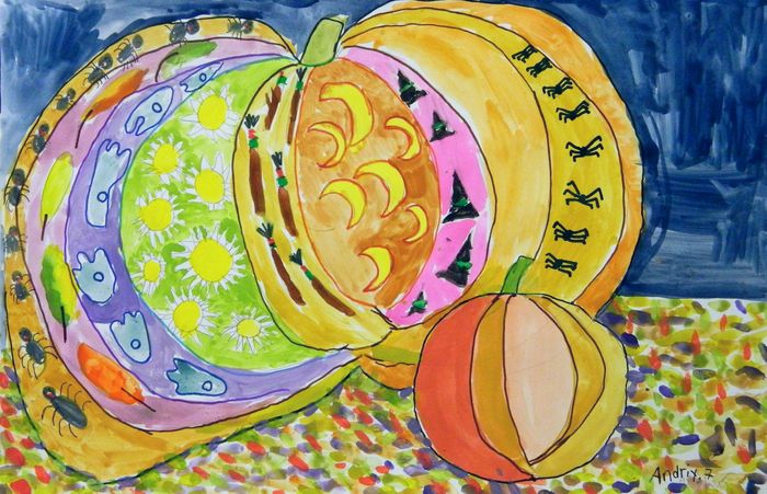 Art Studio PALETTE. Andry  Komarynsky Picture.   Holidays Halloween 