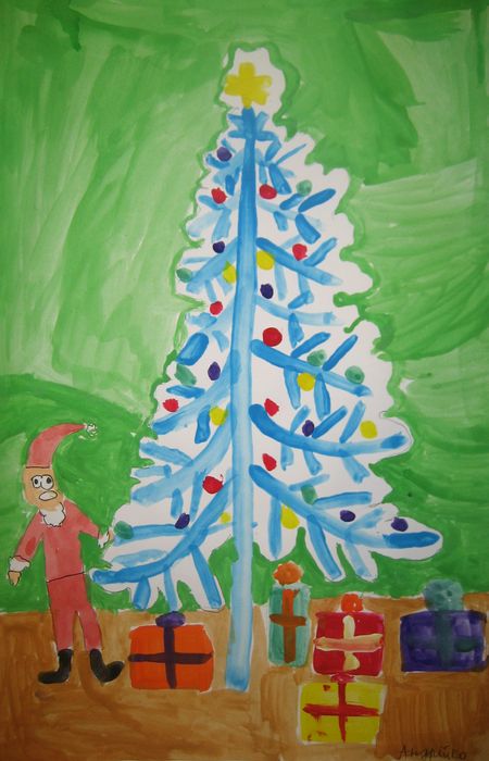 Art Studio PALETTE. Andry  Komarynsky Picture.   Holidays New Year 